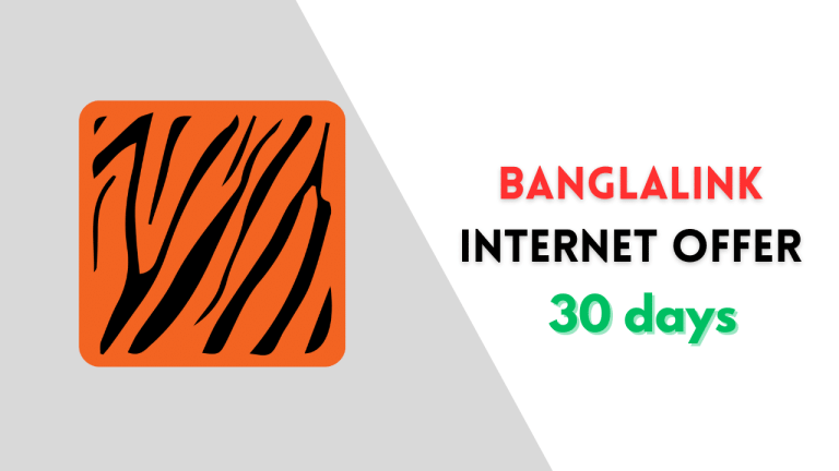 Banglalink Internet Offer 30 Days 2023