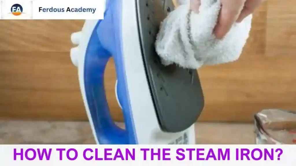 how to clean the steam iron-2