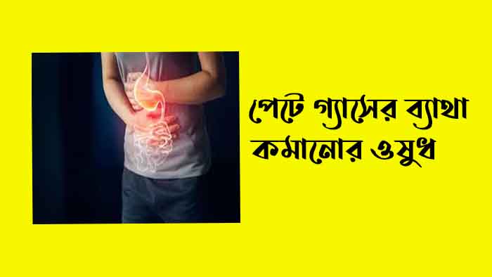 পেটে গ্যাসের ব্যথা কমানোর ওষুধ